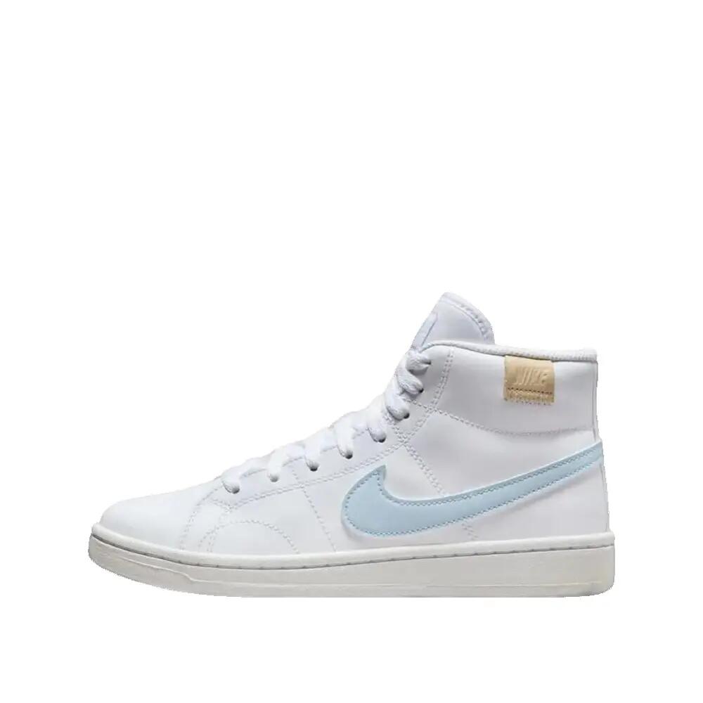Sapatos Nike Court Royale 2 Mid Branca/Azul 2/3