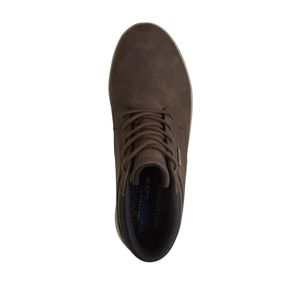 Palmiro-wallace Marrón - Botín Skechers Impermeable Y Cómodo 5/7