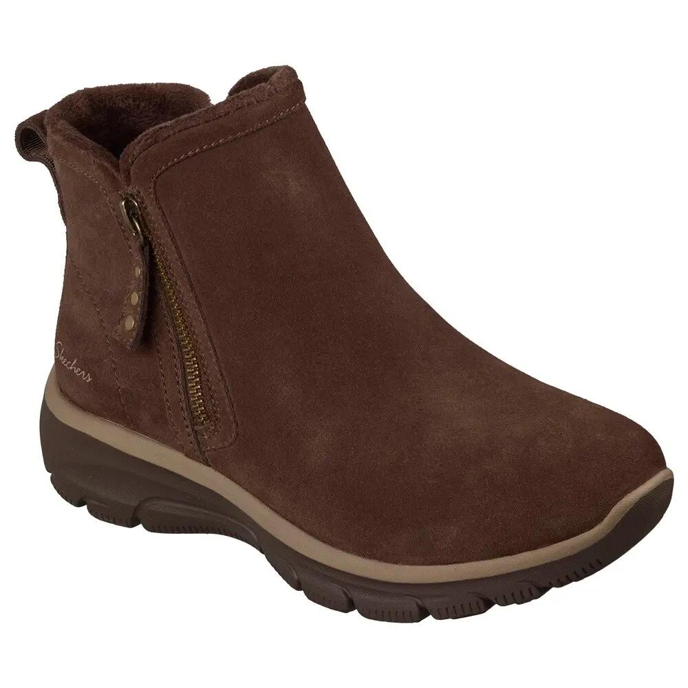 Skechers Easy Going Urban Zip Marrón - Botín Mujer Cómodo 3/7