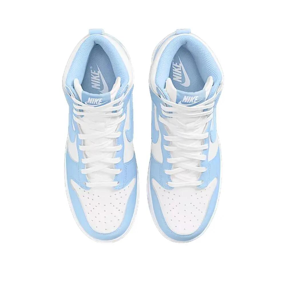 Chaussures Nike Dunk High Aluminium Blanc/Bleu 2/6
