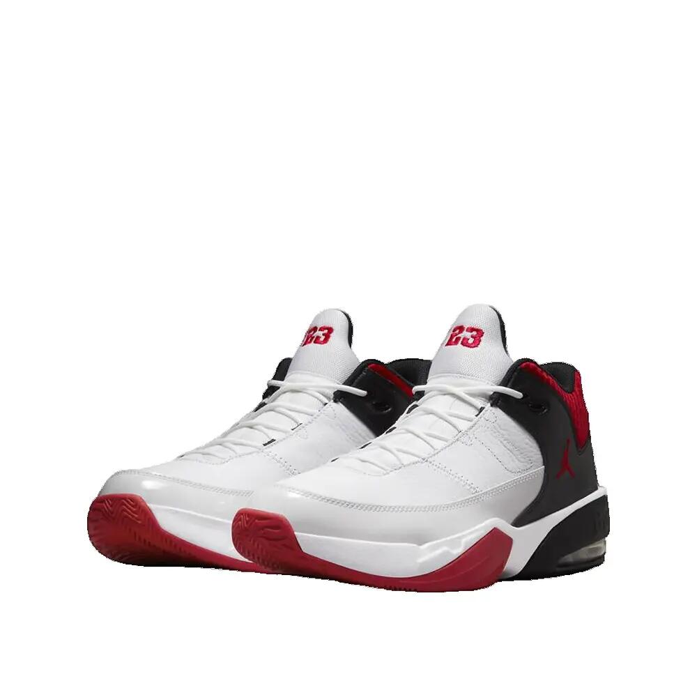 Basketballschuhe Nike Max Aura 3 Weiß/Universitätsrot/Schwarz 3/3