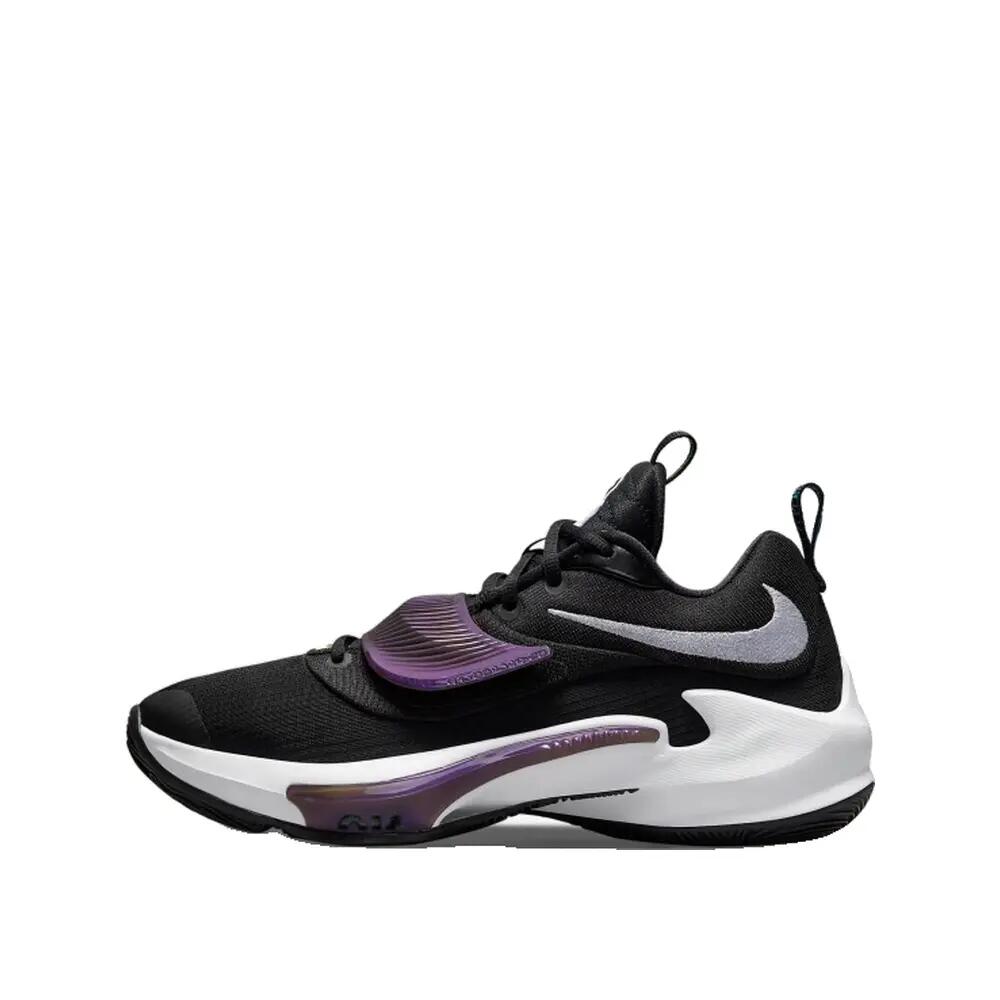 Zapatillas de baloncesto Nike Zoom Freak 3 Negro/Blanco/Azul claro 2/2
