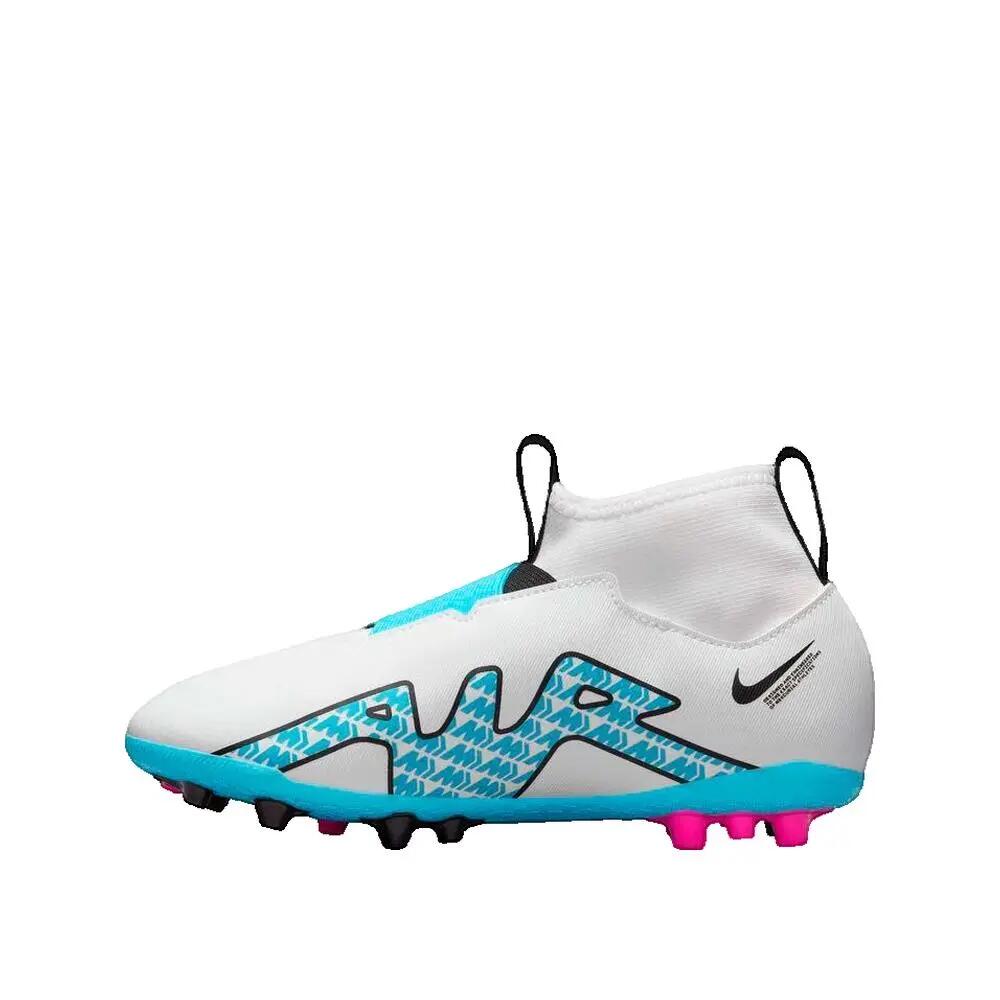 Voetbalschoenen met noppen Nike Jr Zoom Superfly 9 Academy Ag Wit 2/3
