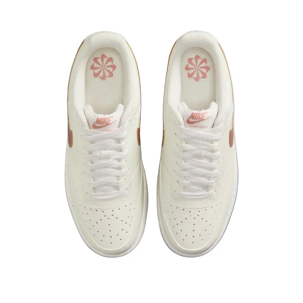 Scarpe Nike Court Vision Low Next Nature Rosa 3/6