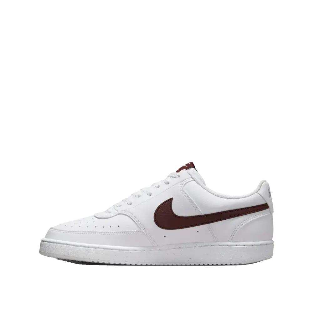 Scarpe Nike Court Vision Low Next Nature Bianco/Borgogna 5/5