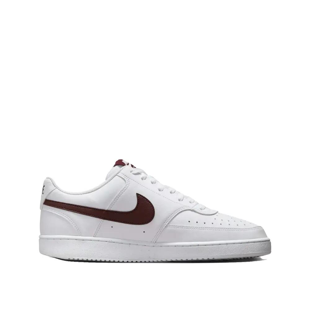 Scarpe Nike Court Vision Low Next Nature Bianco/Borgogna 4/5