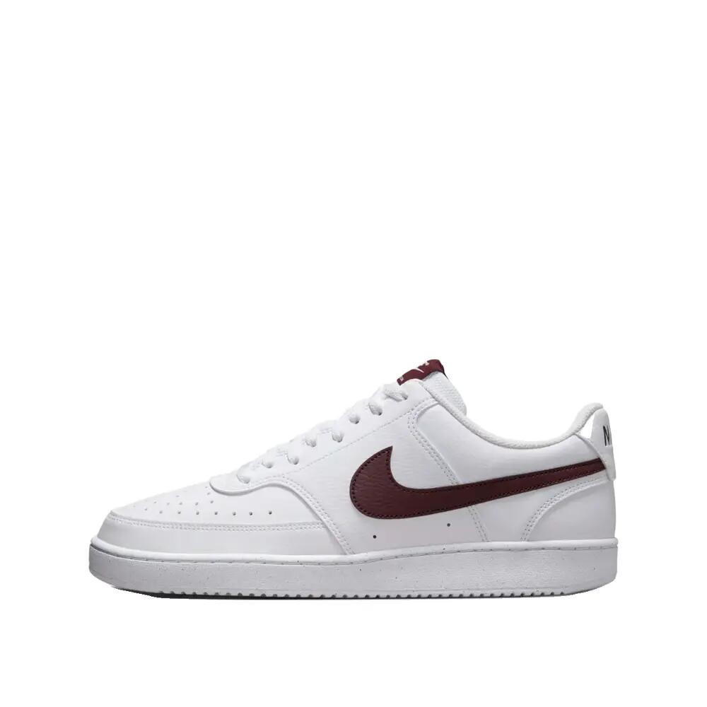 Scarpe Nike Court Vision Low Next Nature Bianco/Borgogna 2/5