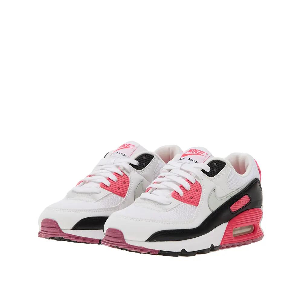 Scarpe Nike Air Max 90 Essenziali Donna Bianco/Argento/Rosa Aster/Nero 5/6