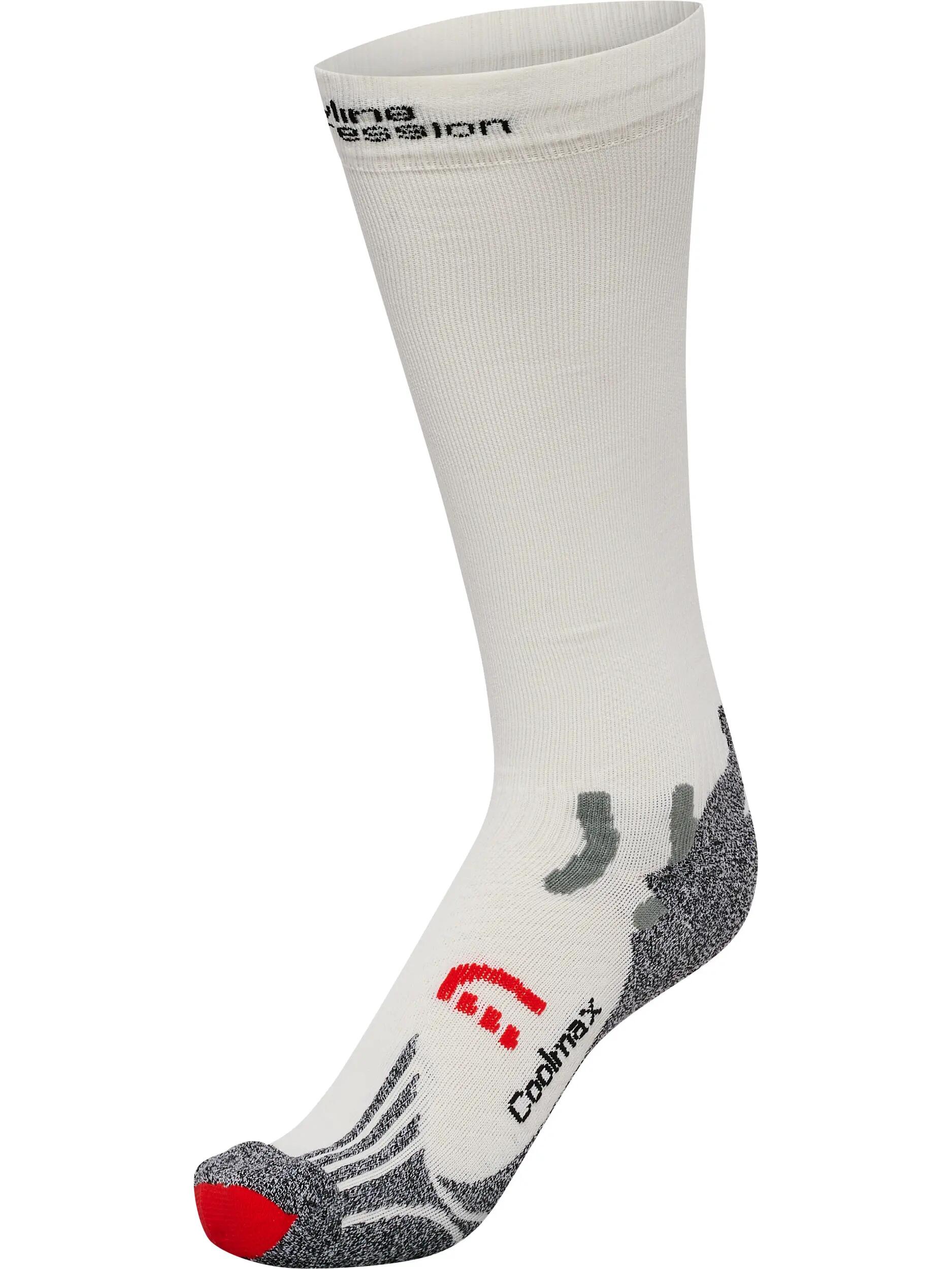 hummel Compression Sock — meia de compressão branca com tamanho integrado – 3/6