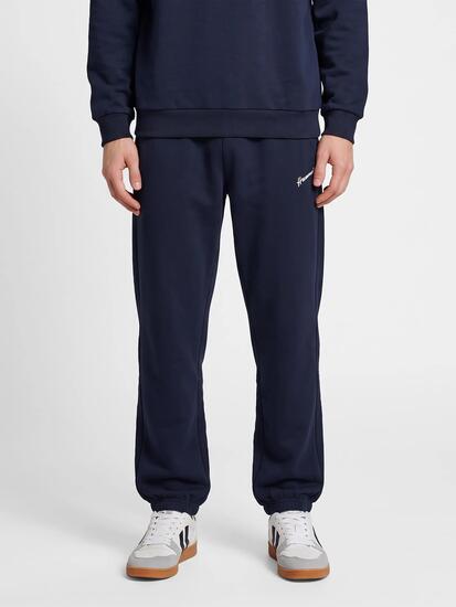 hummel spodnie hmlCLUB W SWEATPANTS luźny komfort – NIGHT SKY