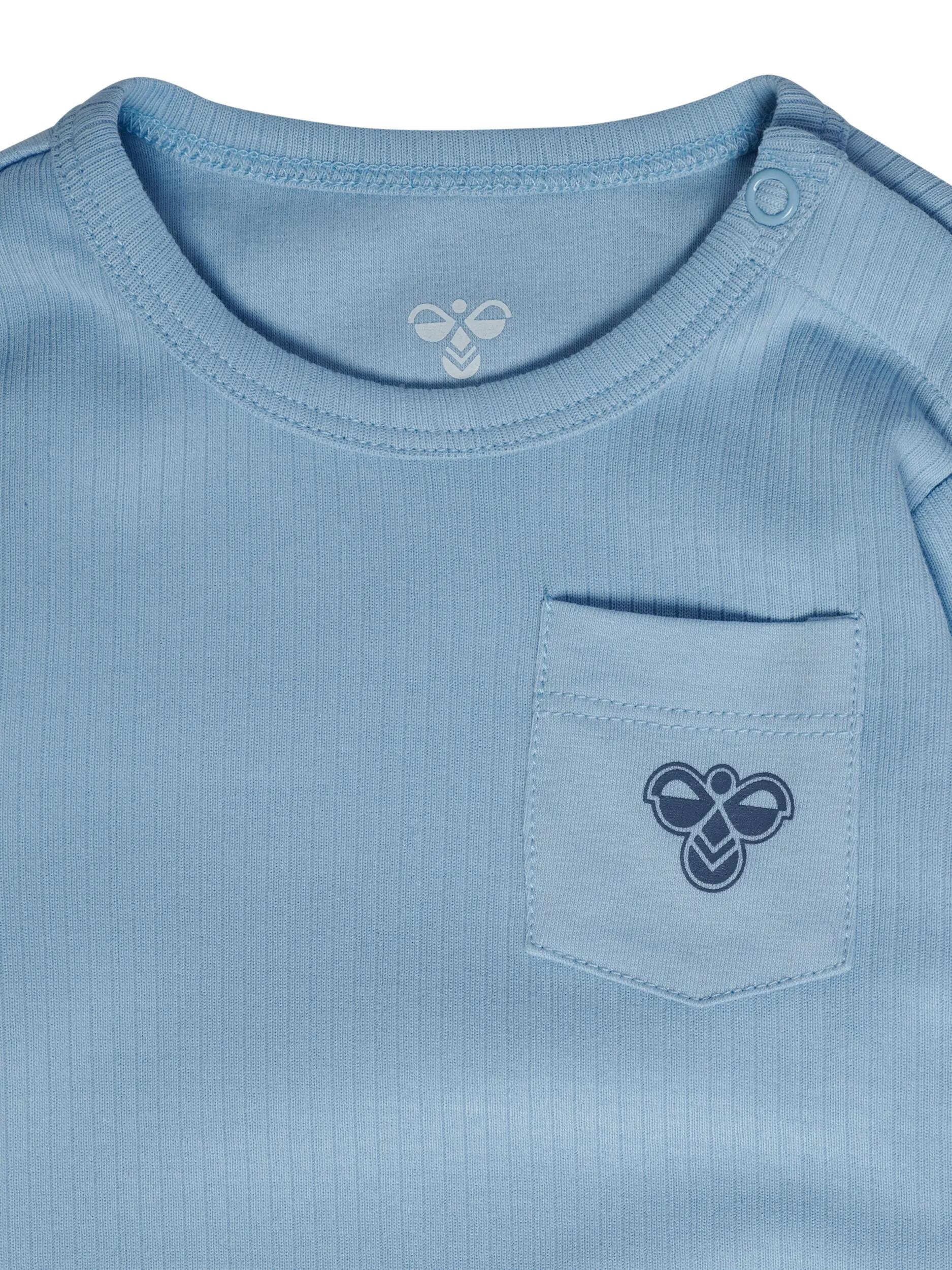 hummel Body manga longa em malha canelada com bolso – SKYWAY 3/4