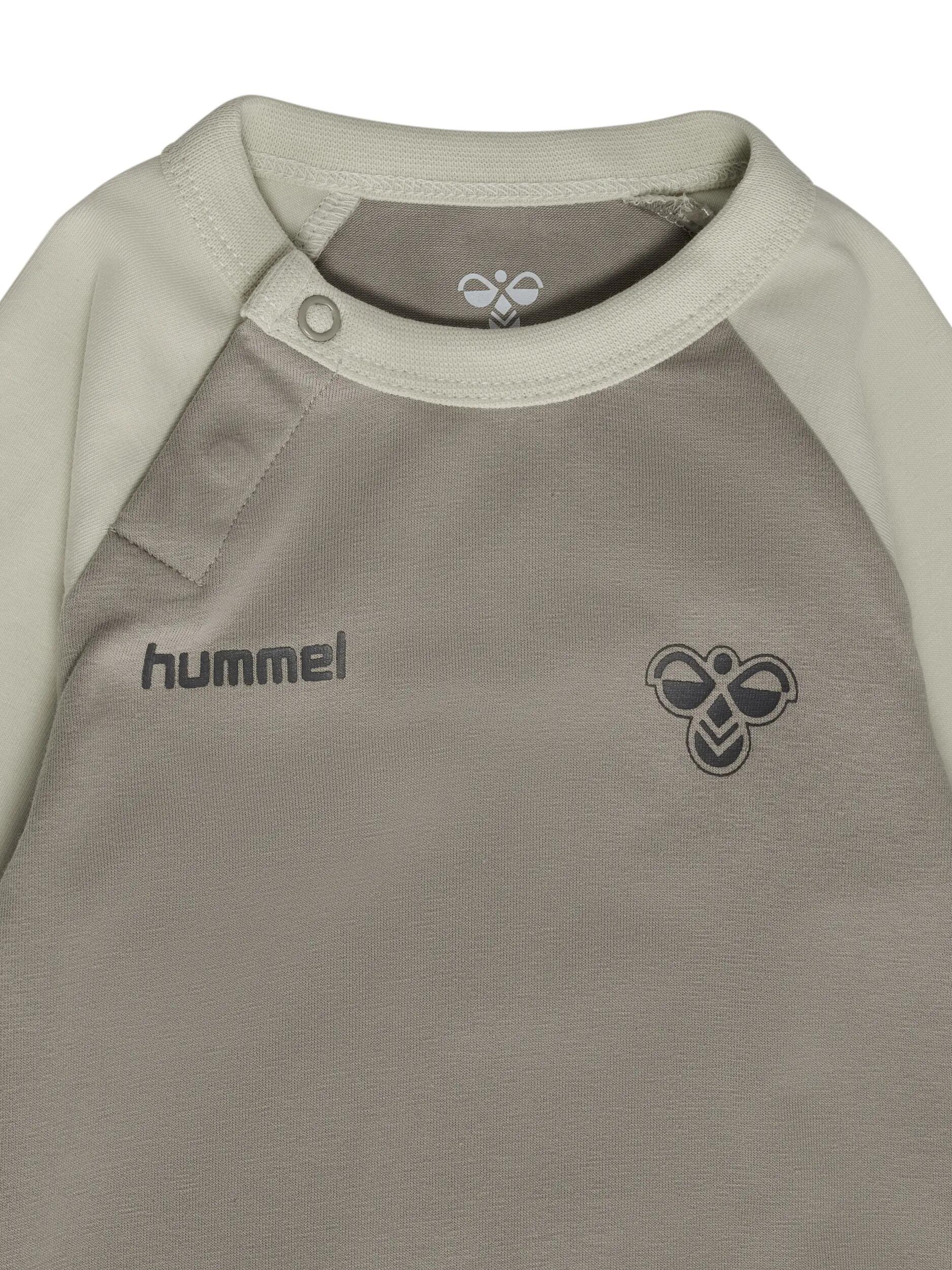 hummel Body z długim rękawem z organicznej bawełny z kontrastowymi rękawami – 3/5