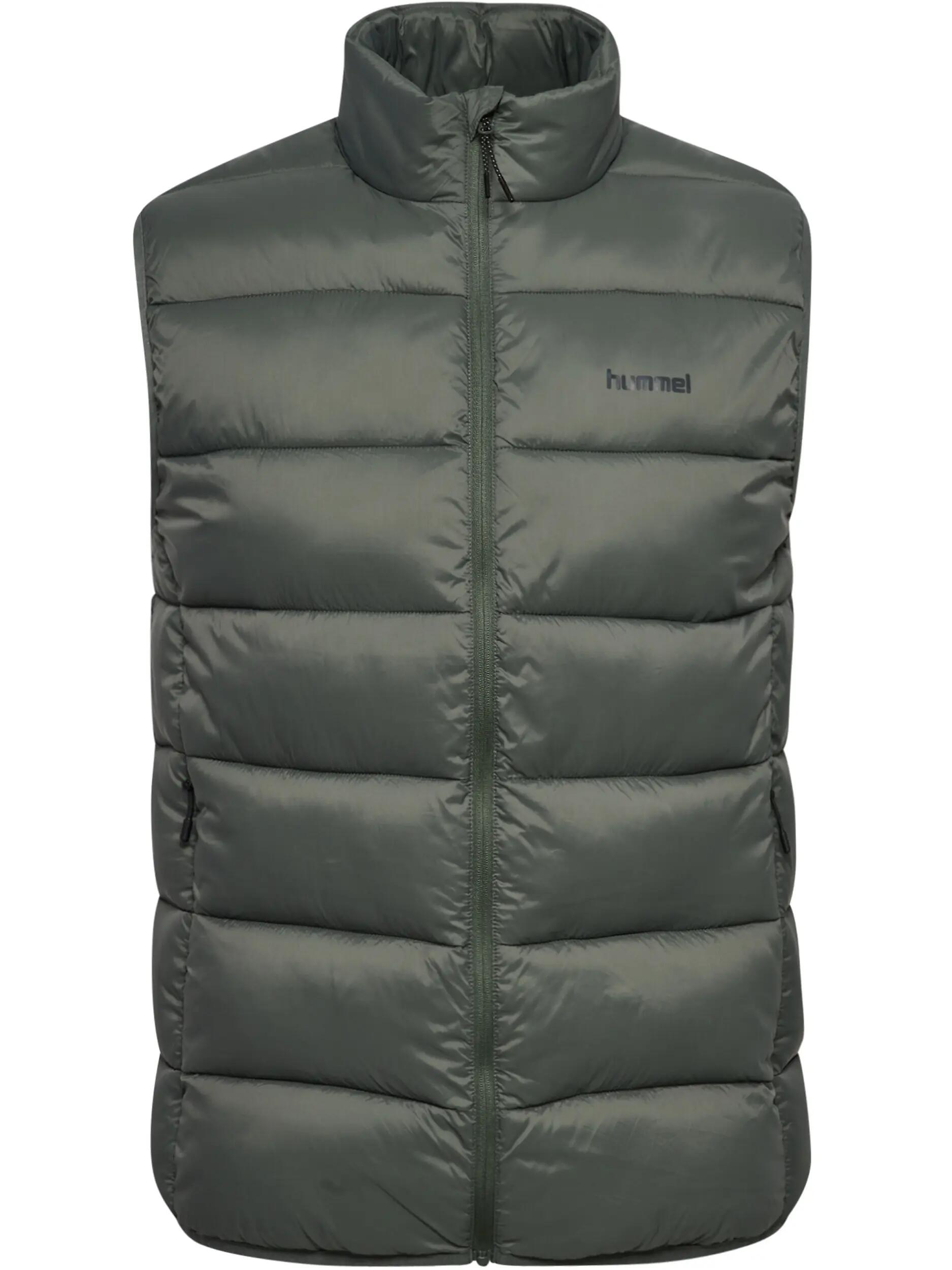 hummel Kamizelka hmlLIGHTWEIGHT PUFFER VEST z poliamidu – CASTOR GRAY 4/8