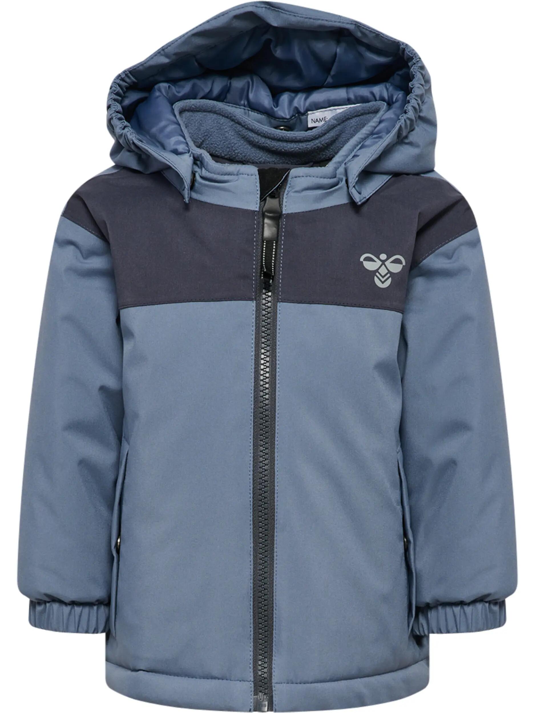 hummel hmlMINI BLOCK JACKET WP wodoodporna kurtka dziecięca – FLINT STONE 2/5