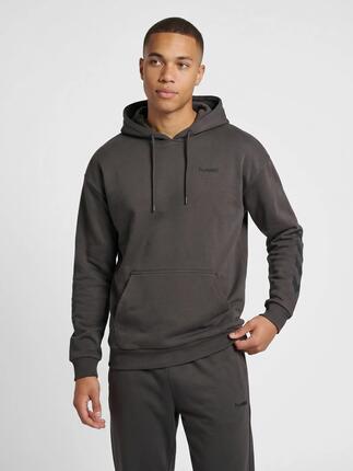 hummel Bluza z kapturem i zamkiem hmlKEEPER CHEVRON z bawełny organicznej -