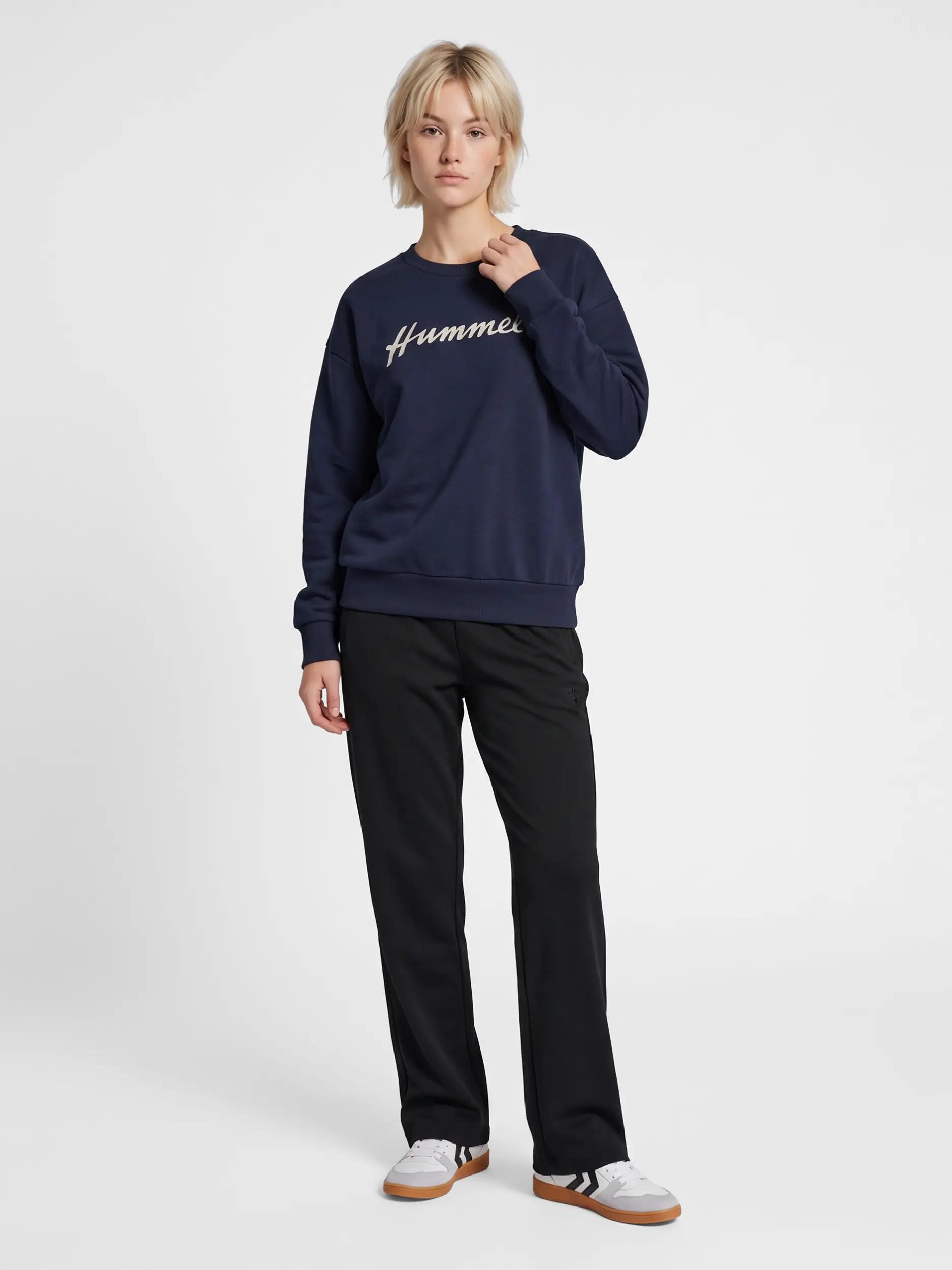 hummel Felpa da allenamento hmlCLUB W in morbido fleece – NIGHT SKY 5/12