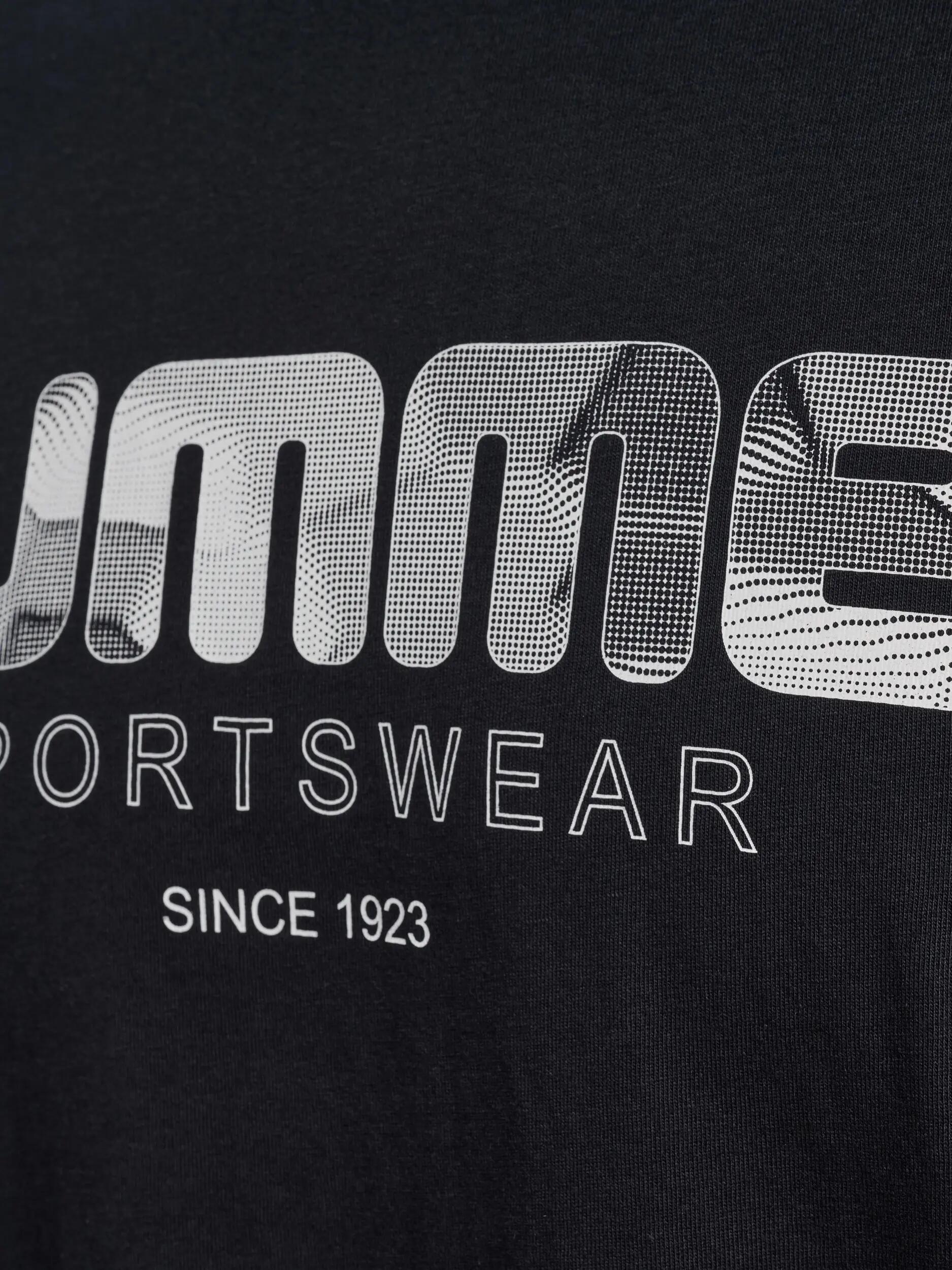 hummel T-shirt manica corta hmlCLUB LOGO in cotone biologico – BLACK 9/10