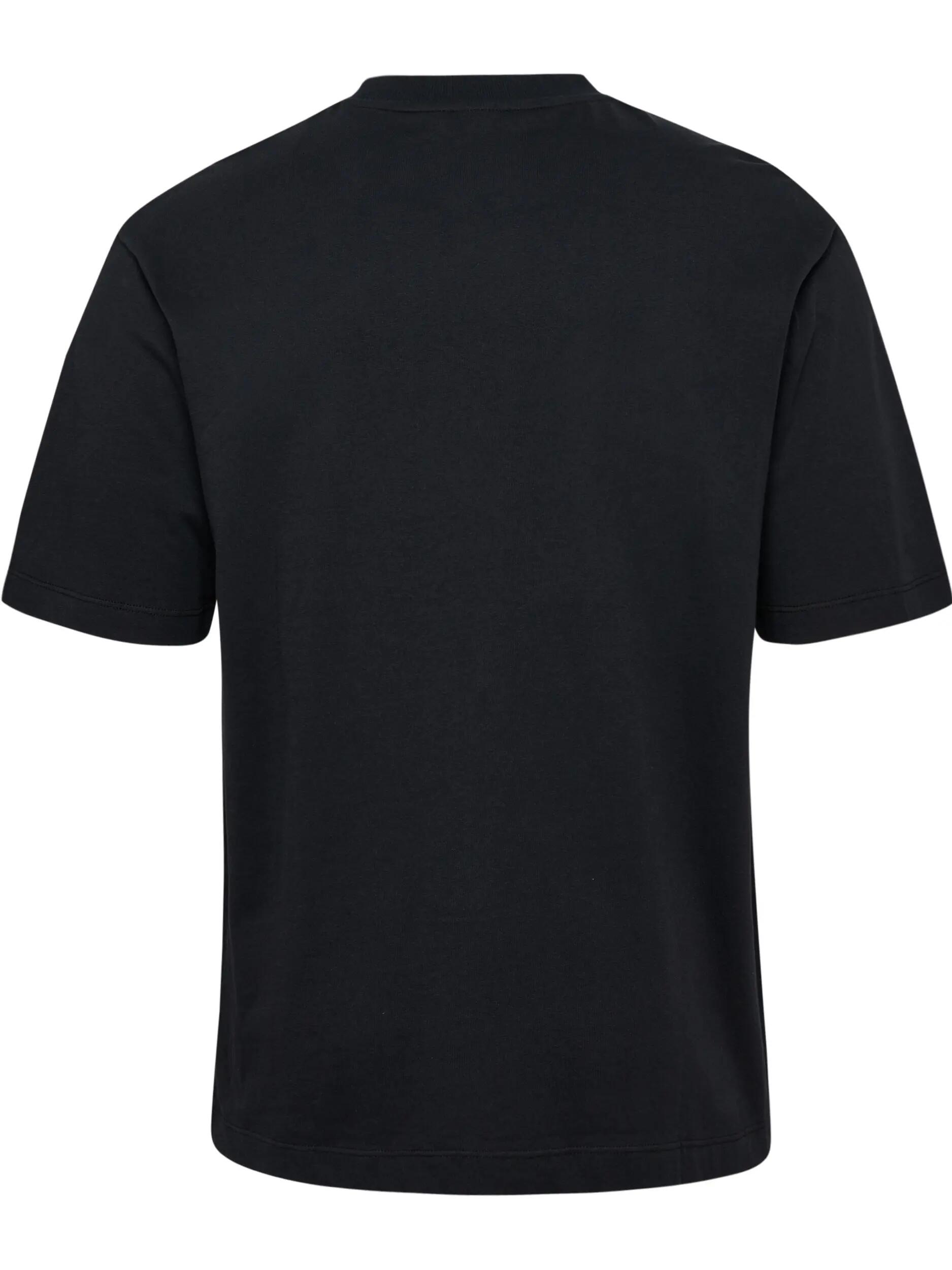 hummel T-shirt manica corta hmlCLUB LOGO in cotone biologico – BLACK 6/10