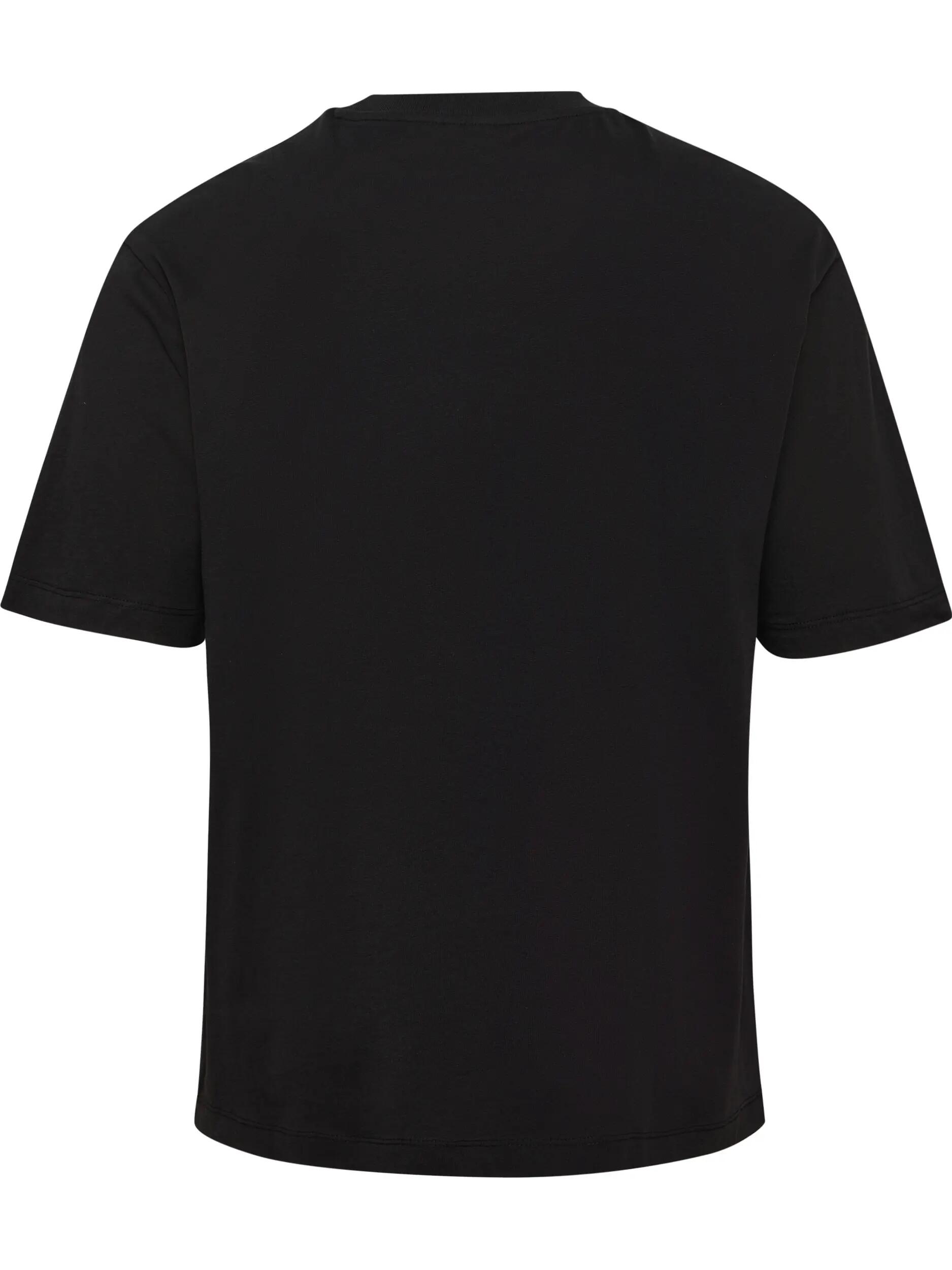 hummel T-shirt hmlCLUB manga curta em algodão biológico – BLACK 6/10