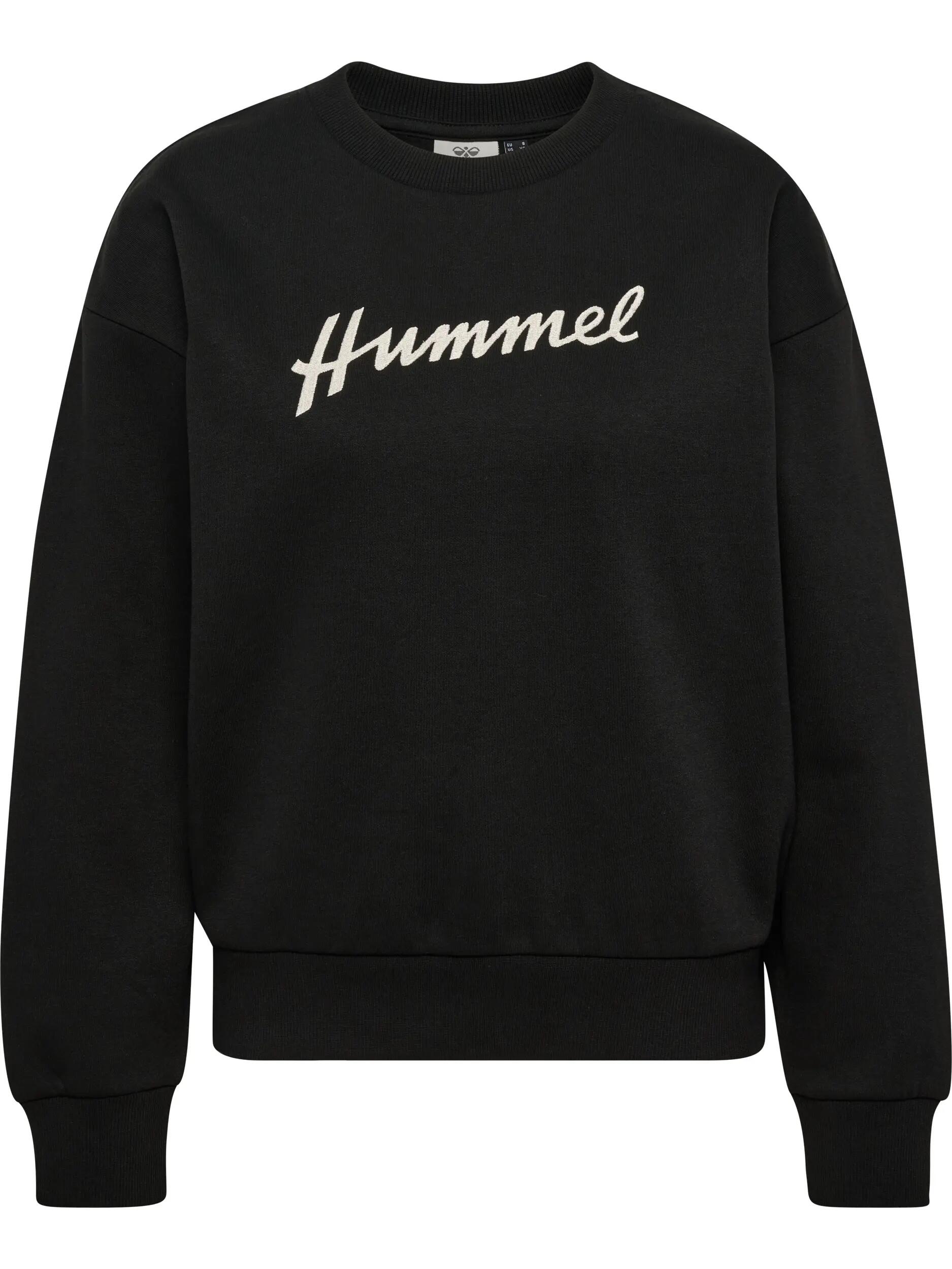 hummel hmlCLUB W Bluza treningowa o luźnym kroju – BLACK 7/12