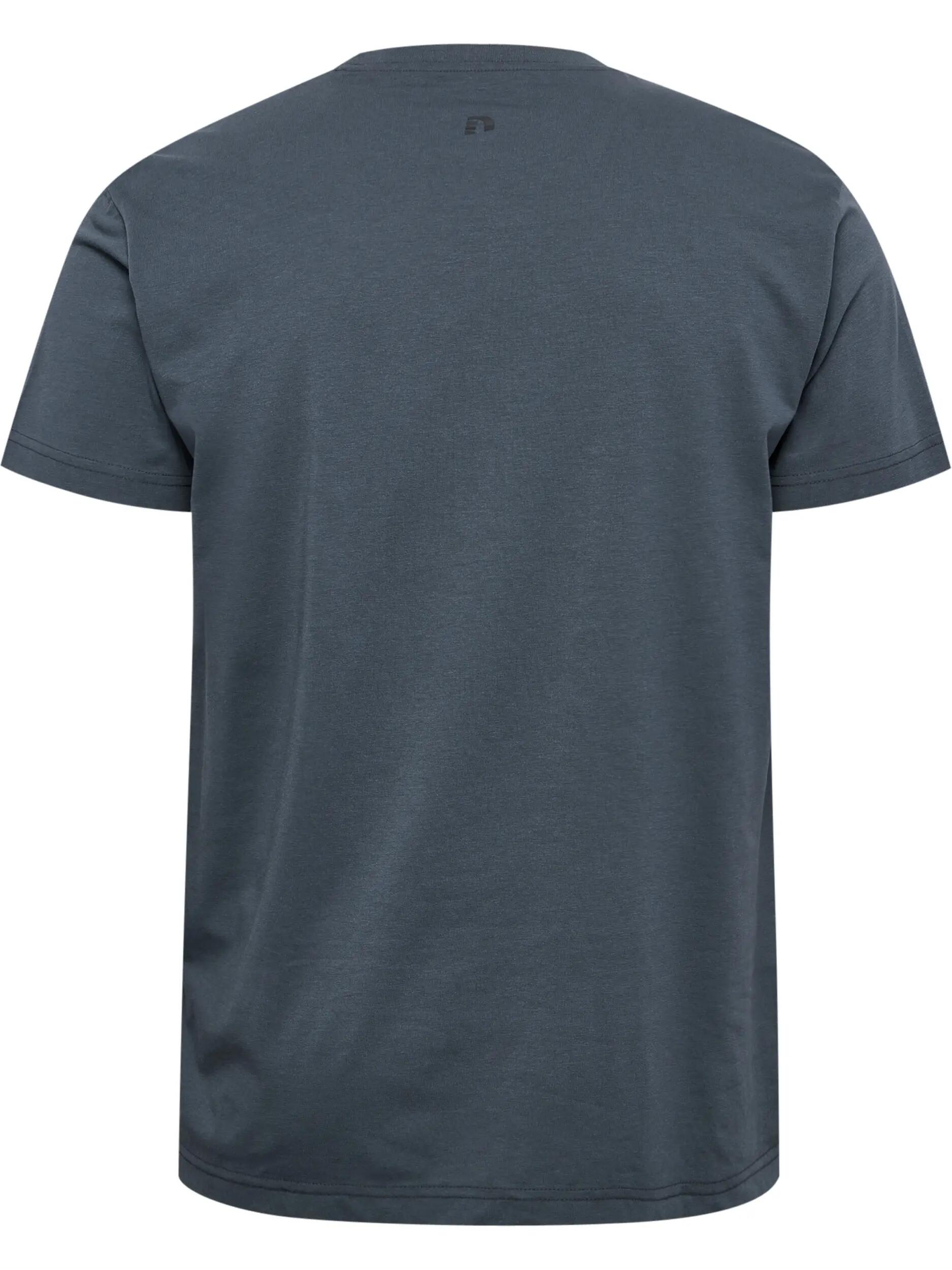 hummel T-shirt S/S nwlLOGO in cotone biologico e poliestere riciclato – BURNT 4/8