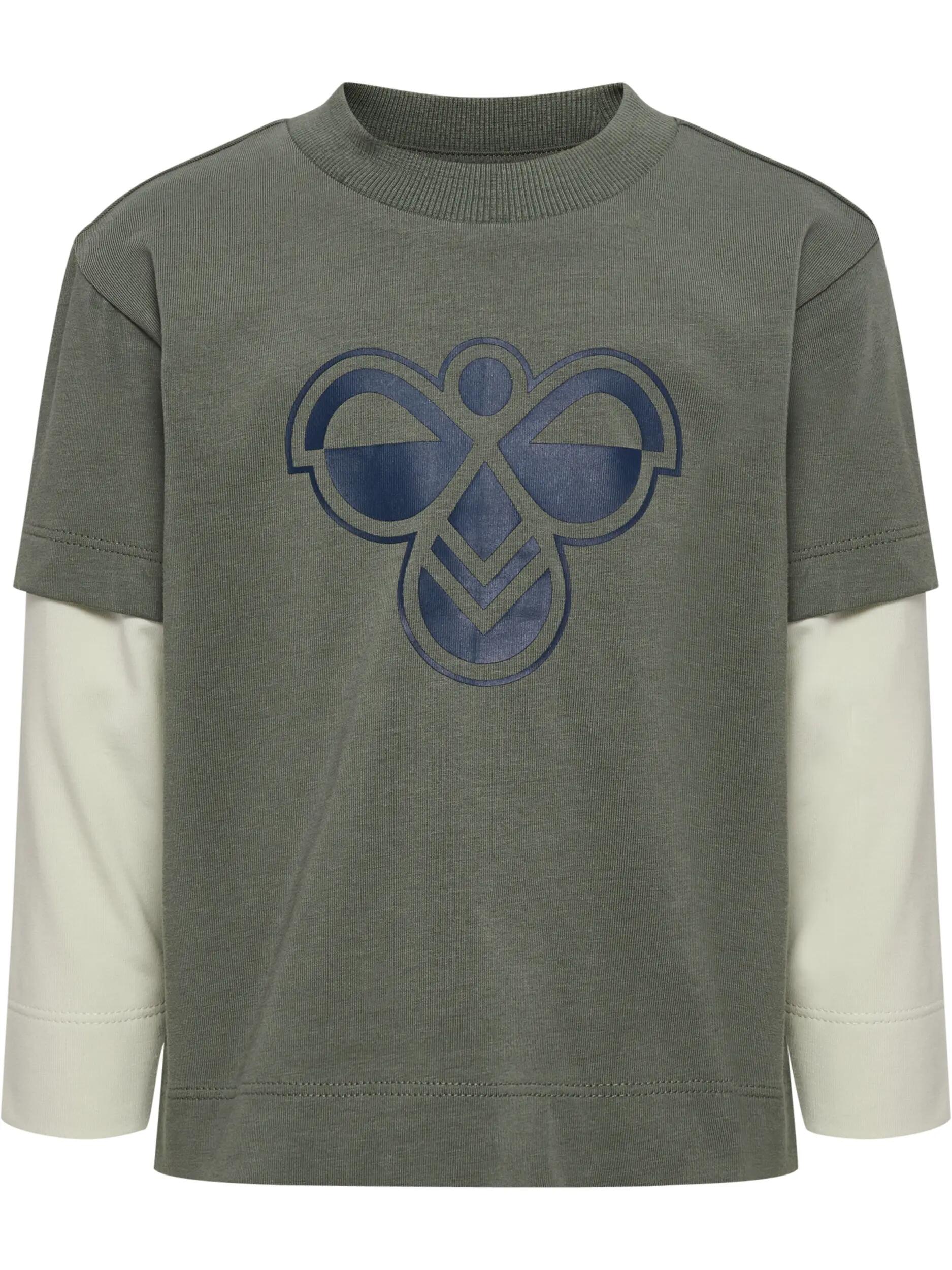 hummel T-shirt manica lunga hmlMINI Loose Layer – cotone biologico, vestibilità 2/5