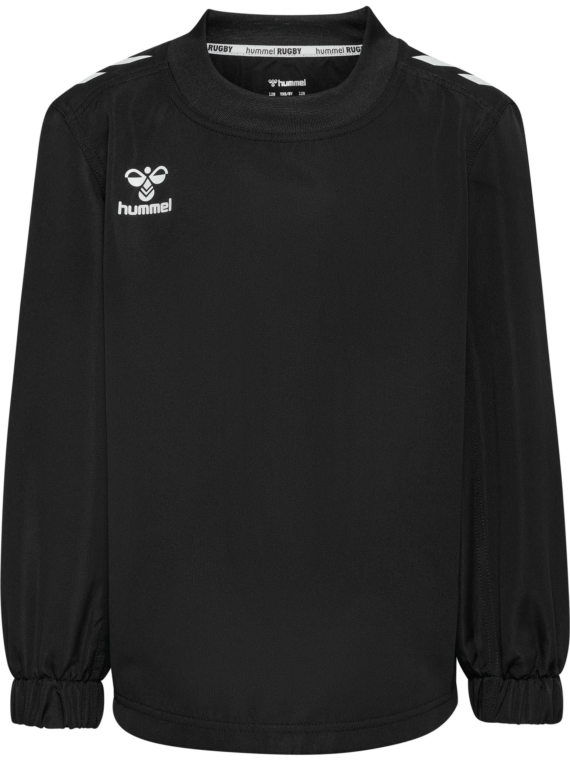 Felpa da allenamento rugby Hummel Contact Top Nero Junior 2/6