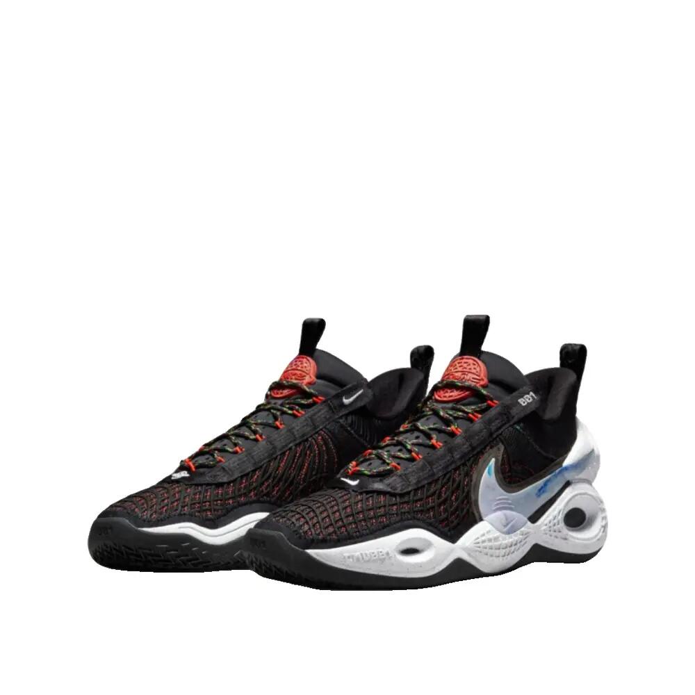 Zapatillas de baloncesto Nike Cosmic Unity TB Negro/Blanco/Rojo intenso 4/4