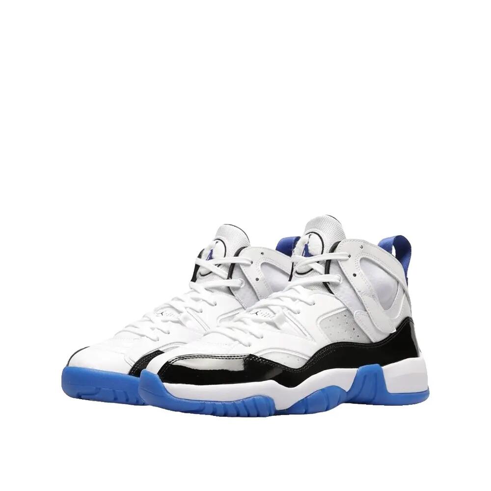 Zapatillas de baloncesto Nike Jumpman Two Trey Blanc/Bleu/Noir 8/8