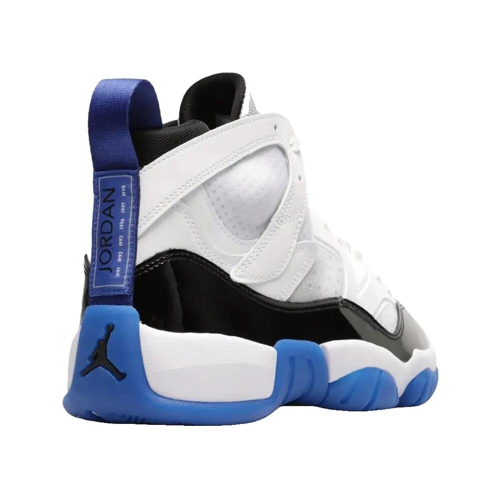 Zapatillas de baloncesto Nike Jumpman Two Trey Blanc/Bleu/Noir 6/8
