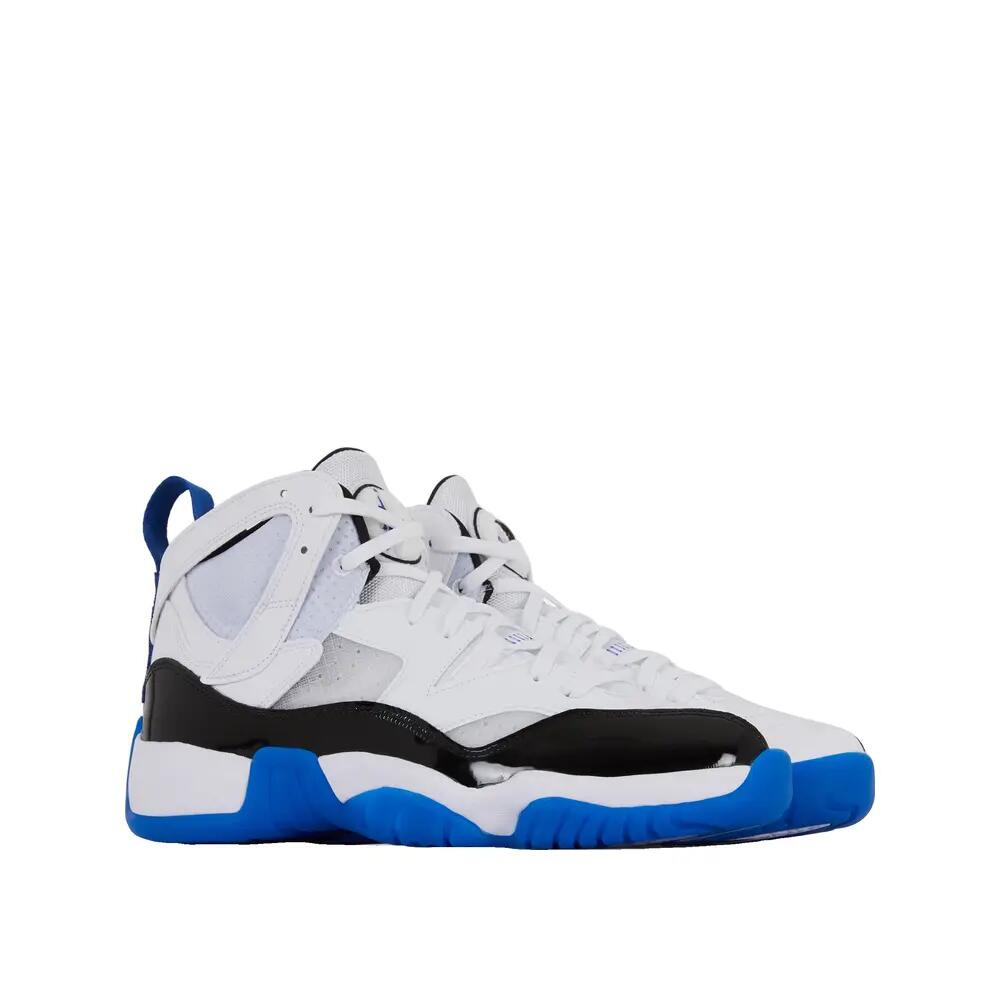 Zapatillas de baloncesto Nike Jumpman Two Trey Blanc/Bleu/Noir 2/8