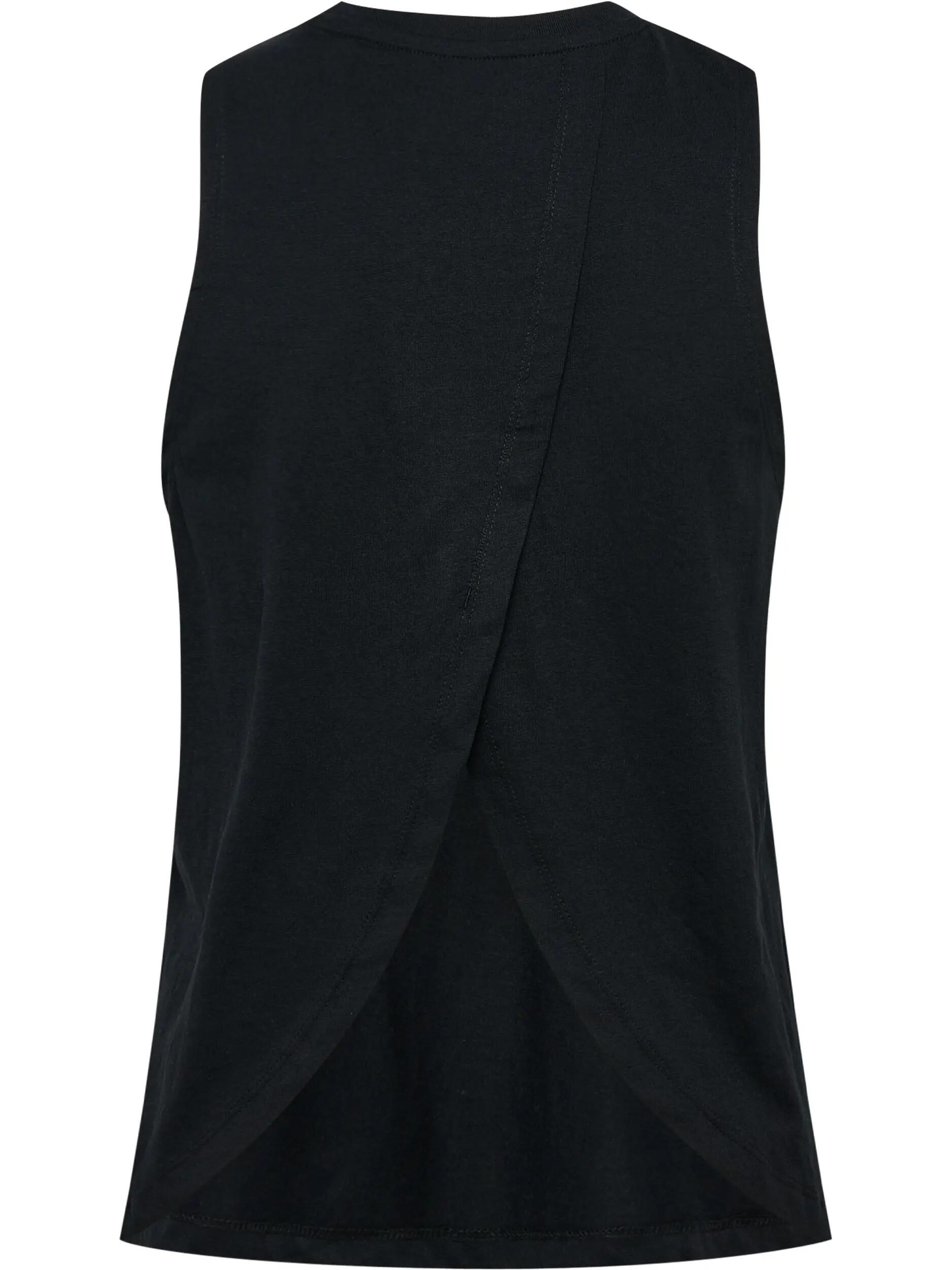 hummel Top smanicato hmlSOFT OPEN BACK W TOP in cotone biologico e poliestere 3/5