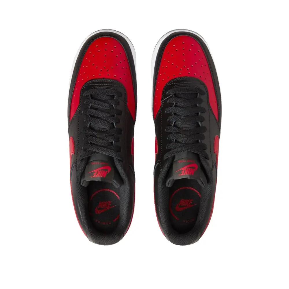 Scarpe Nike Court Vision Low Nero/Rosso 5/6