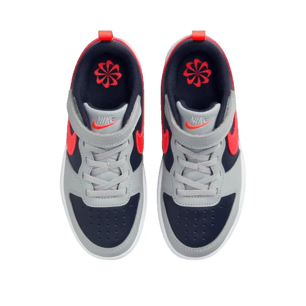 Nike Court Borough Low Recraft Cinza/Vermelho Cramoisi 3/3