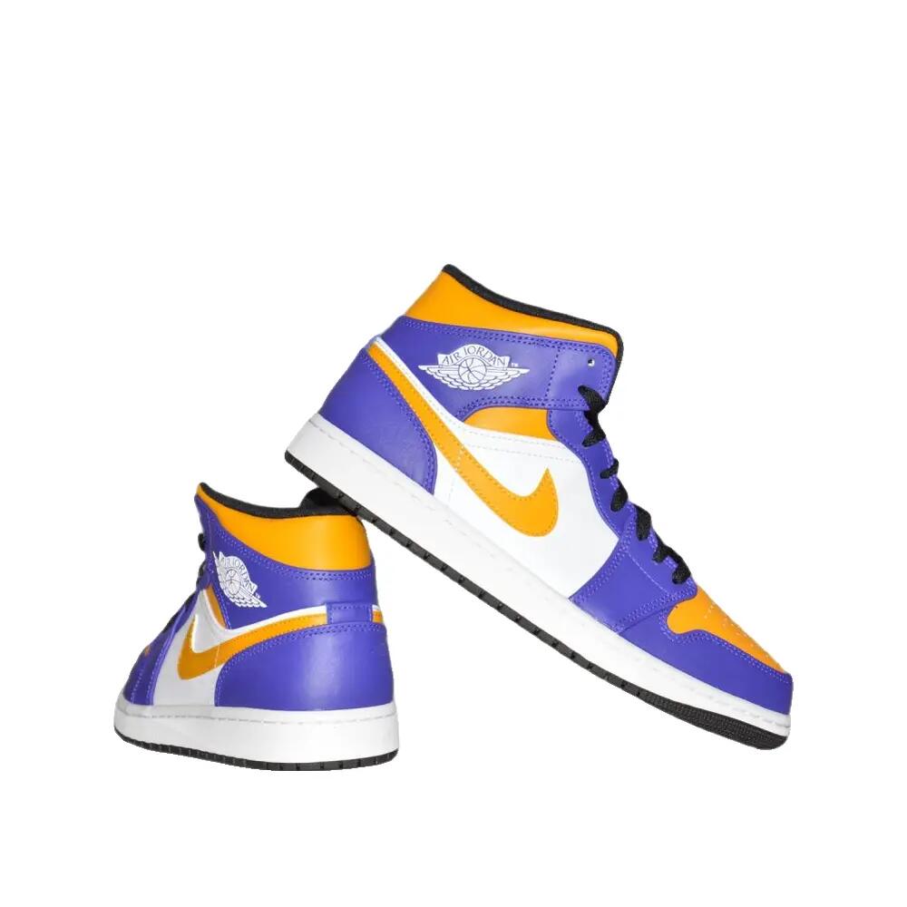 Nike Air Jordan 1 Mid Lakers Violet 7/10