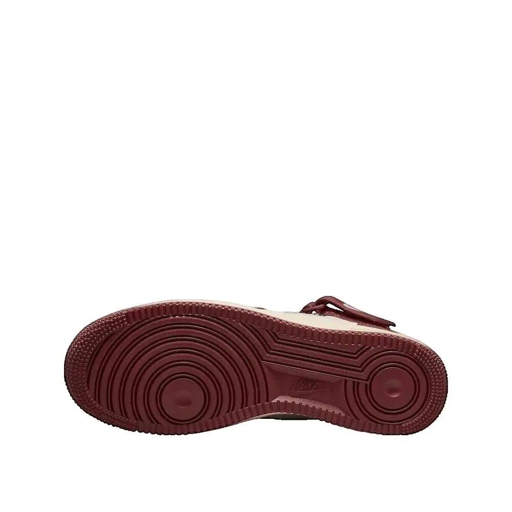 Chaussures Nike Air Force 1 Mid Rouge/Blanc 5/6