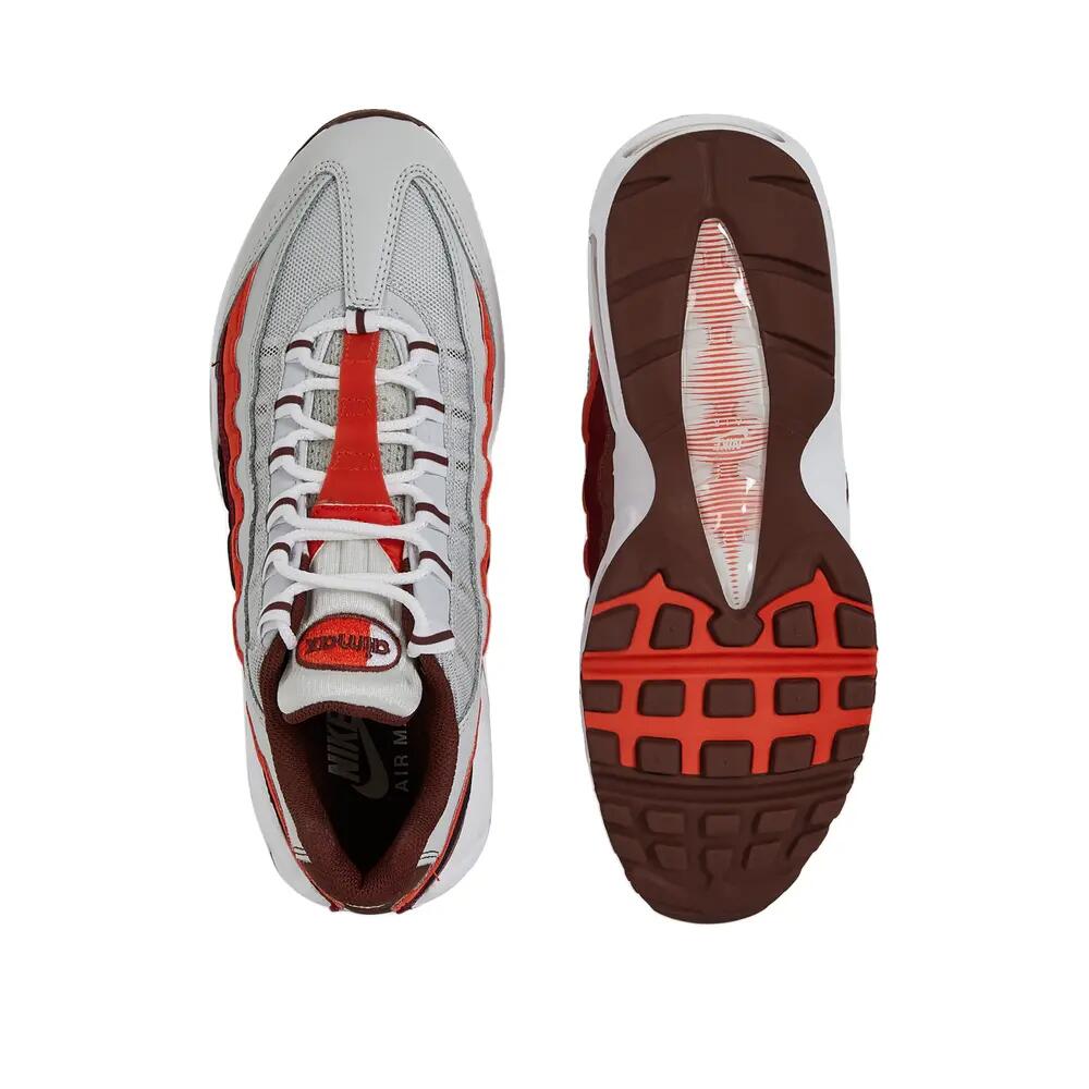 Zapatillas Nike Air Max 95 Beige/Blanco/Rojo 3/8