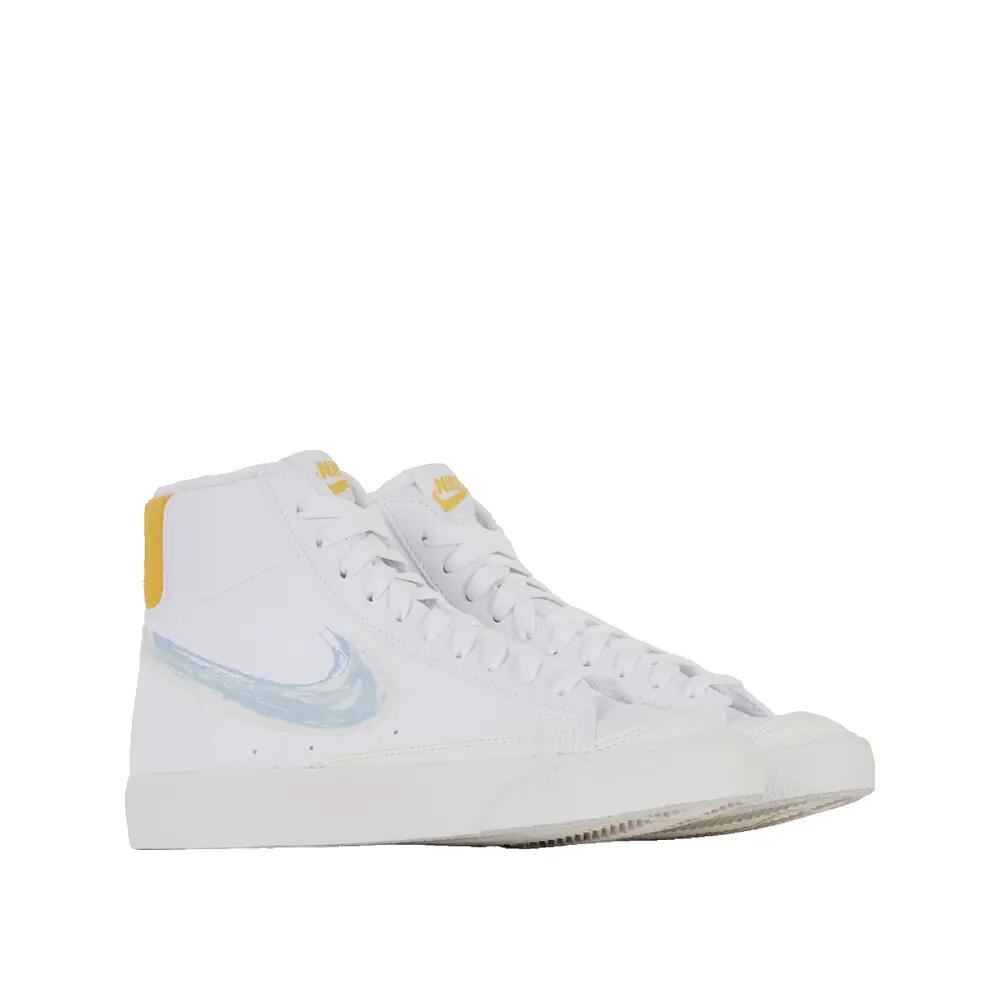 Nike Blazer Mid 77 Wit/Blauw/Geel 2/4