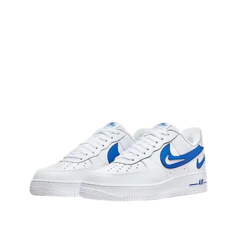 Zapatillas Nike Air Force 1 '07 FM Blancas/Azul 3/4