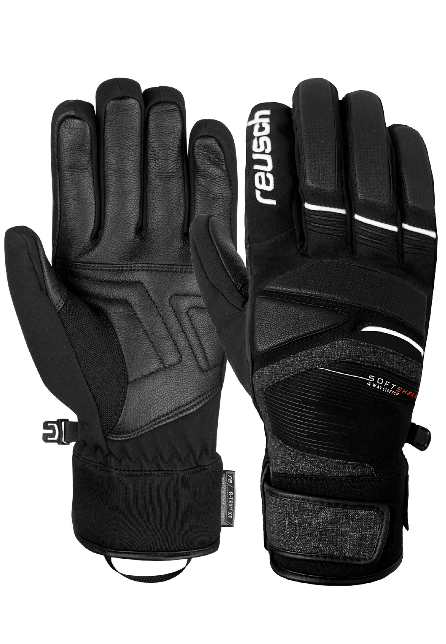 Reusch Storm R-TEX XT skihandschoenen zwart/wit 1/6