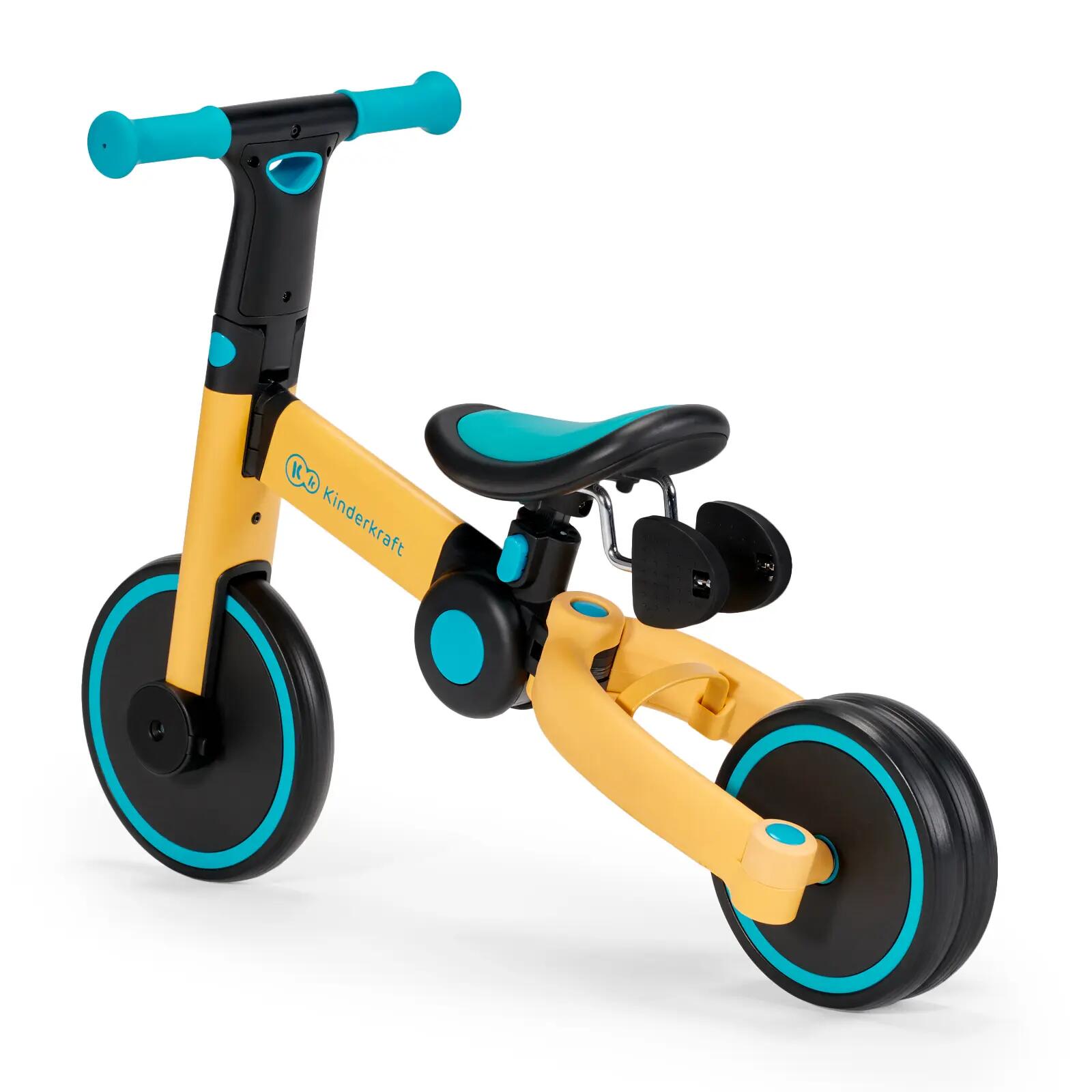 Tricycle Kinderkraft 4trike Jaune 3 en 1 9/15