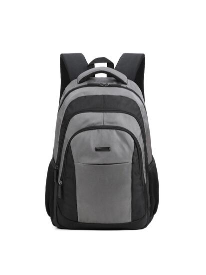 Sac à Dos Aoking Novaris Noir Unisexe - Polyester avec 3 Poches Zippées