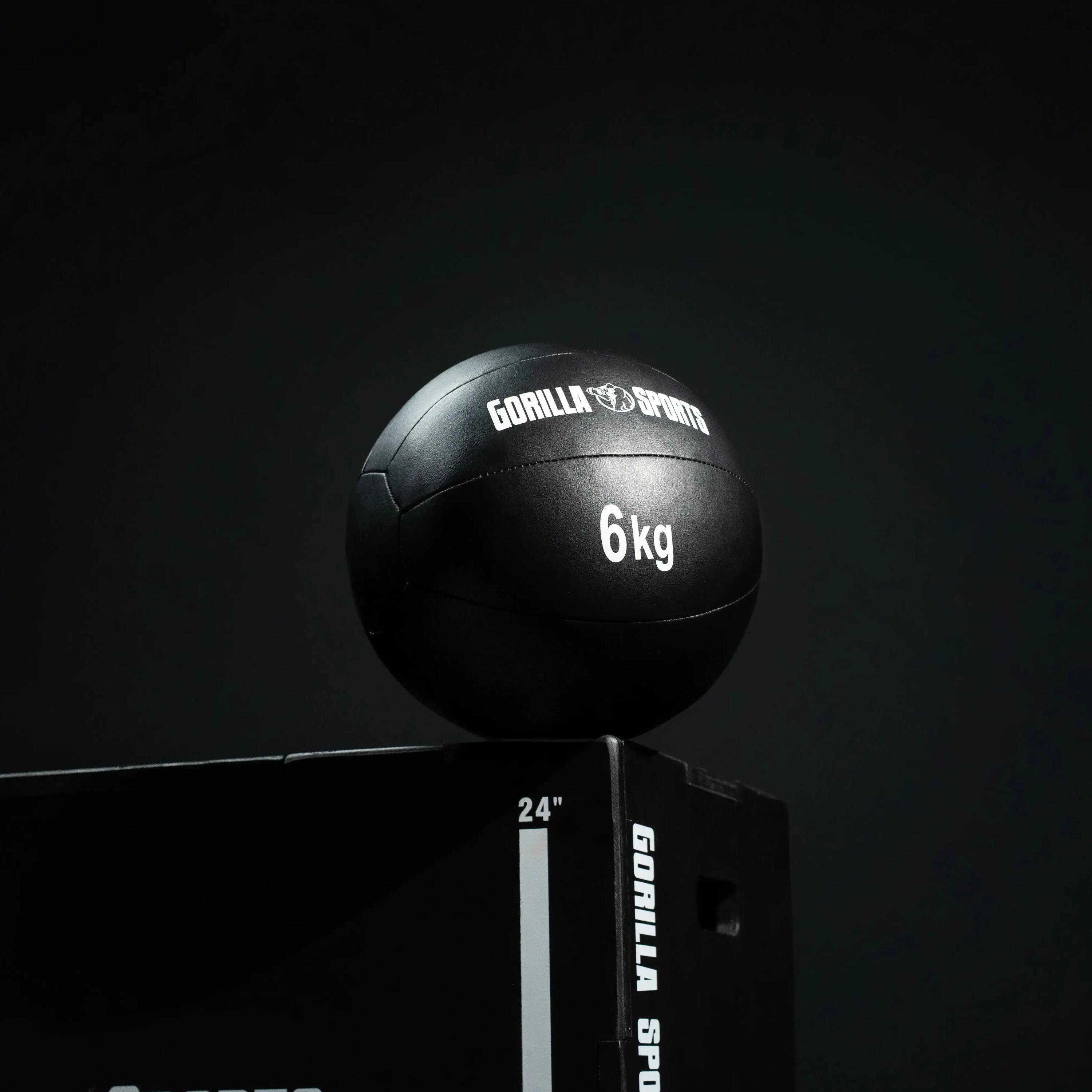 Médecine ball Gorilla Sports polyuréthane 29 cm lot de 10 5/7