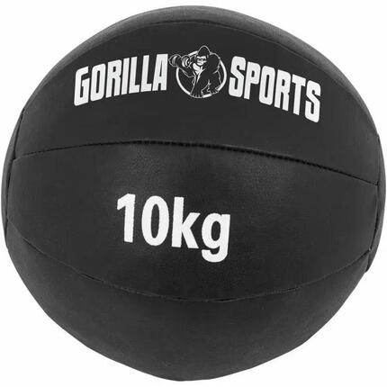 Médecine ball Gorilla Sports 3 kg cuir synthétique 29 cm