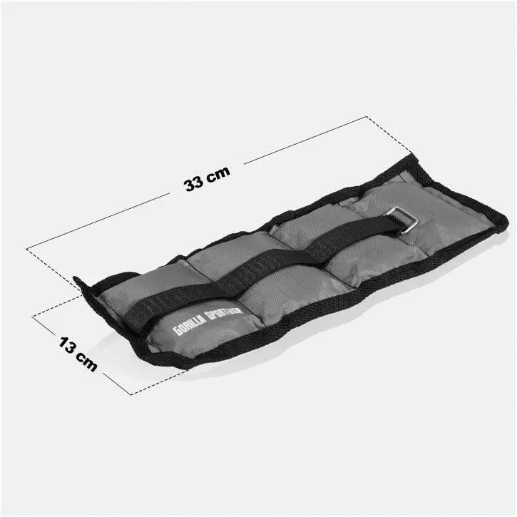 LOT 4 PAIRES DE BANDES LESTÉES (2x0,5kg, 2x1,0kg, 2x1,5kg et 2x2,0kg) | FITNESS 4/12
