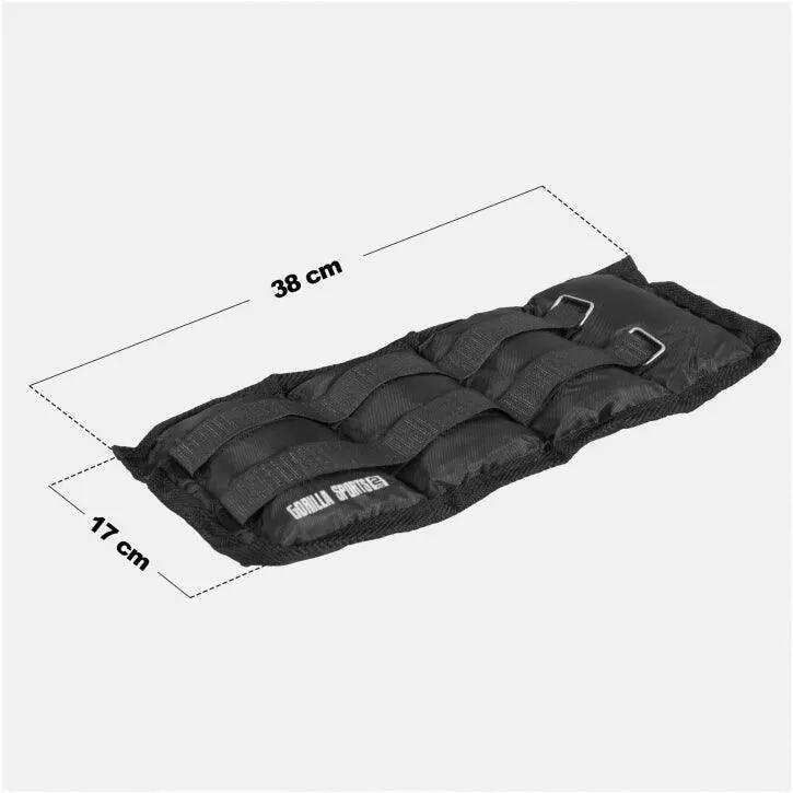 LOT 4 PAIRES DE BANDES LESTÉES (2x0,5kg, 2x1,0kg, 2x1,5kg et 2x2,0kg) | FITNESS 6/12