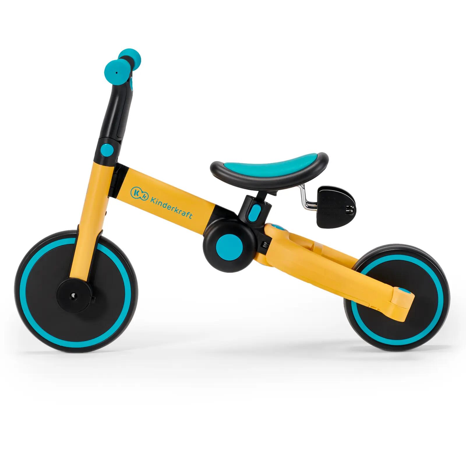 Tricycle Kinderkraft 4trike Jaune 3 en 1 10/15