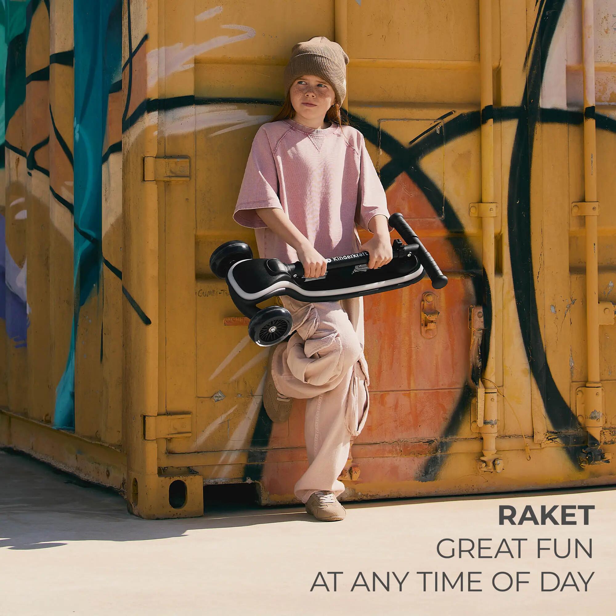 Scuter Kinderkraft RAKET ROZ 8/9