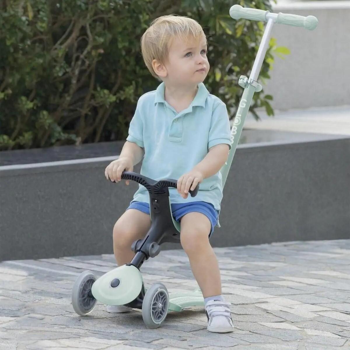 Globber Go Up Active Lights Eco Coconut 7/14