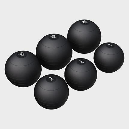 LOT 6 SLAM BALL CAOUTCHOUC | MUSCULATION | POIDS TOTAL 60KG